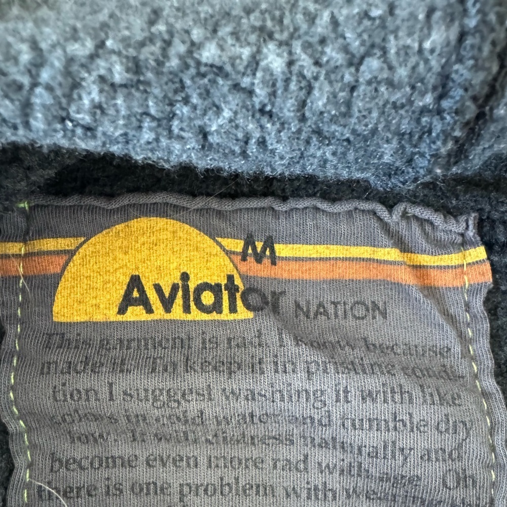 Aviator Nation Ninja hoodie UNISEX 🌈 M navy - Picture 6 of 7